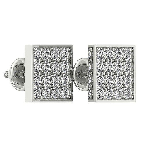 Quadratische ohrstecker si1 - ohrstecker,