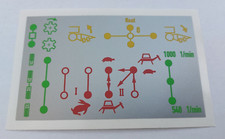 Unimog Aufkleber Schaltschema Zapfwelle 424 425 427 435 437