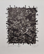 Günther Uecker handsigniert