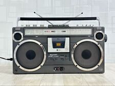 SHARP GF-305 11W Vintage Ghettoblaster 1978 Radio Cassette Recorder Retro Aud...