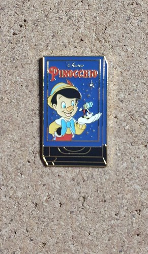 Disney pinocchio vhs pin - pin, –