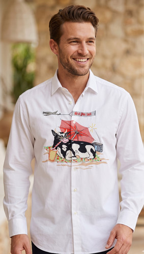 Mise green herren hemd - au,