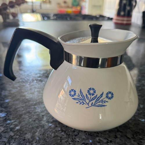Vintage corning ware blue - corning,