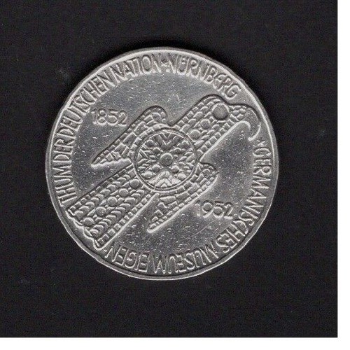 Bund 1952 germanisches - 5, dm