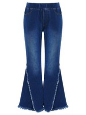 Mädchen Jeanshosen Schlaghose