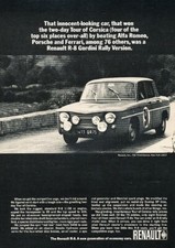 1965 Renault R8 R-8 Gordini