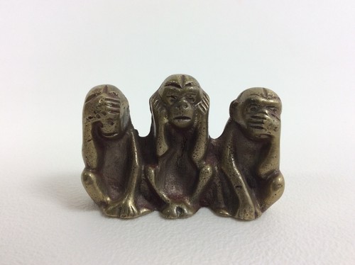 Messing kult figur affen - 3,