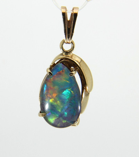 375 gold anhänger opal - gold,