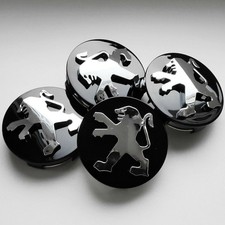 4X 60mm Für Peugeot Logo