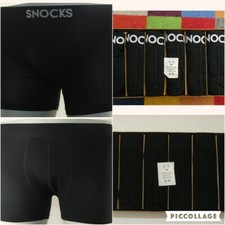 SNOCKS Herren Boxershorts 6er Pack, Neu, Schwarz, Größe S - 5XL