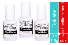 3 Stück Profi Nagelkleber✅