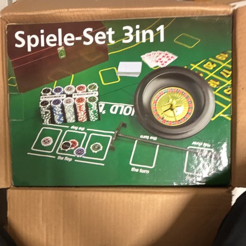 Spiele set roulette - set,, poker