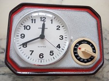 Junghans Küchenuhr mit Eieruhr 60/70er Jahre.