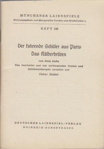 Der fahrende schüler - der,