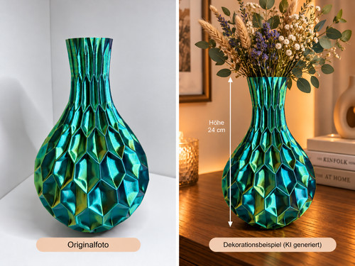 Moderne deko vase - cm, 3d