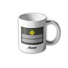 NVA UTV Major Tasse Militär DDR Abzeichen Rang Army Armee Dienstgrad #30516