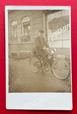 Privat Foto AK um 1920/30 Moped Motorrad Mars, Arlie, Wanderer ? II 328 ( 113559