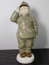 Antike Porzellan Figur Royal Dux Braver Soldat Schwejk Polychromer Bemalung