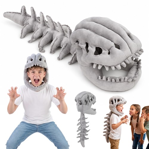 Kostüm dino skelett 80cm - dino,