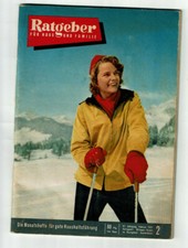 Zeitschrift - Ratgeber für Haus und Familie, Feb. 1957 Haushalt Rezepte Fasching