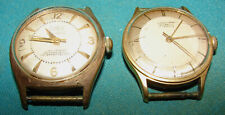 2  ALTE  HERRENUHREN  Vintage  Junghans  Trilastic,   RIKA AUTOMATIC,  VERGOLDET