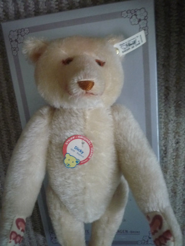 Steiff dicky bär - weiss, 33