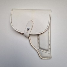 DDR NVA MdI Verkehrspolizei Regulierer Pistolentasche Holster Weiß 70/80er Jahre