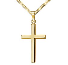 Kreuz anhänger 333 gold - 333,
