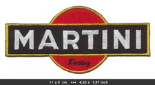 MARTINI Aufnäher Patch Racing Team Auto Motorsport Formel 1 Rennsport v04