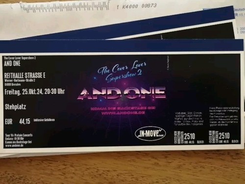 And one ticket dreden - -,