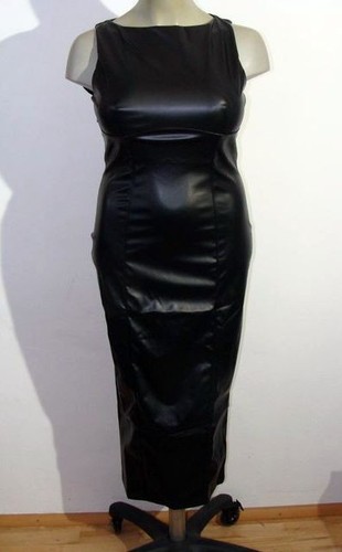 Elegantes langes leder imitat - langes,