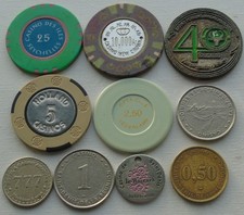 Gruppe Casino Chips