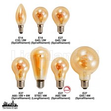 RETRO Spiral Filament LED