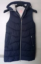 Schöne Damen-Weste Gr. 34 dunkelblau/beige STREET ONE