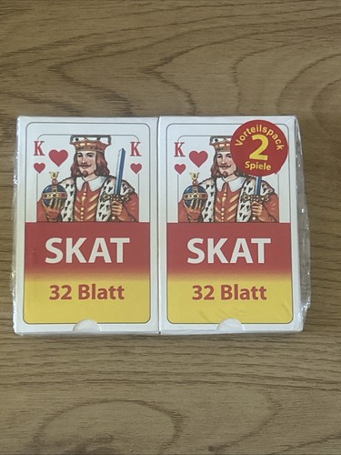 Skatkarten 2er set mit 32 - skatkarten,