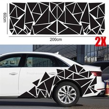 2× Dreiecke Set Camouflage Auto Aufkleber Sticker Dekor Seitenaufkleber Dreieck.