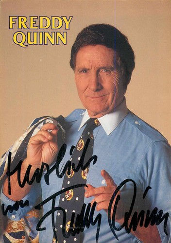 Autogramm freddy quinn - freddy,