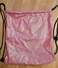 Kinder Mädchen  Glitzer Sportbeutel Sporttasche Neuwertig