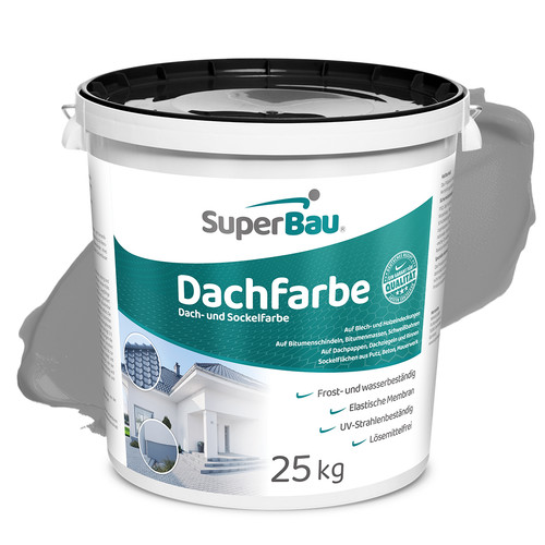 Superbau dachfarbe grau 25kg - grau,