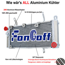 Aluminium Motorkühler Für 03-08 SUZUKI SV1000 SV1000S K3-K5 NEU DE