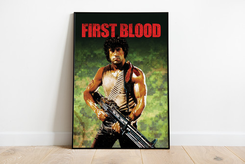 Poster artwork rambo - poster, "rambo