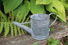 Zink Deko Gießkanne Nostalgie