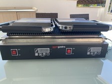 GGM Gastro Kontaktgrill 3,6 kW Gerillt Digital Grillfläche: 480x230mm