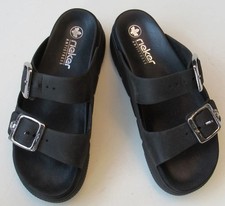 Rieker - antistress, tolle  Pantolette, Gr. 41, schwarz