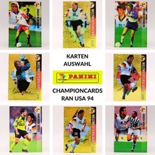 Panini Championscards RAN USA 94 | Karten Auswahl | Kahn Matthäus Klinsmann