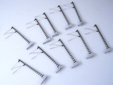 (9206) -10 Stück Viessmann H0 Streckenmasten aus Rückbau