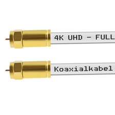 SAT Antennenkabel Koaxialkabel F-Stecker 135dB HDTV 4K UHD Satellitenkabel Kabel