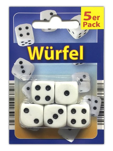 Stück spielwürfel - 5, |