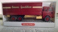 Wiking 1:87 LKW   Magirus 235 D 22 F Pritschen/Planen LKW    Emons Spedition OVP
