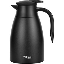 Schwarze 1,5L Isolierkanne aus